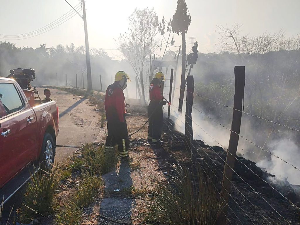 
O Corpo de Bombeiros Militar do Amazonas (CBMAM) combateu, ao longo da quinta-feira (22/08), 14 incêndios em áreas de vegetação, em Manaus.